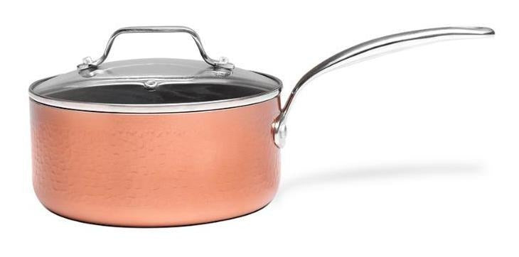 Jogo De Panelas Com Fundo De Indução 4 Peças Copper Brinox Cor Cobre