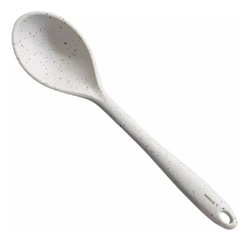 Kit Utensílios Em Silicone, Espátula,concha E Colher Vanilla