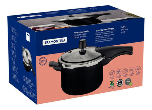 Panela Pressão Effect Alumínio Antiaderente 20cm Tramontina
