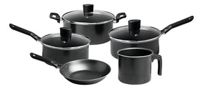 Conjunto Jogo Panela Antiaderente Brinox Preto Ebony 5 Peças