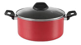 Caçarola Tampa Garlic Ø 24x11cm 4,3l Brinox 24x11cm 4,3l Cor Vermelho