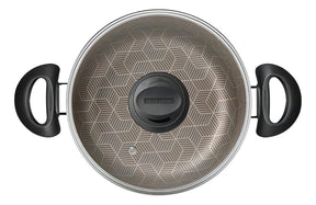 Jogo De Panelas Tramontina Paris Texure 7 Peças + Colher