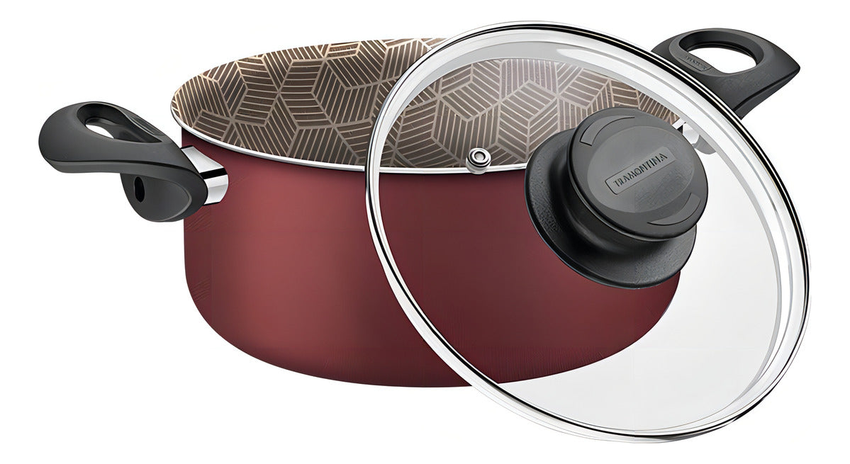 Jogo De Panelas Tramontina Paris Texure 7 Peças + Colher